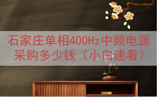 石家庄单相400Hz中频电源采购多少钱（小白速看）