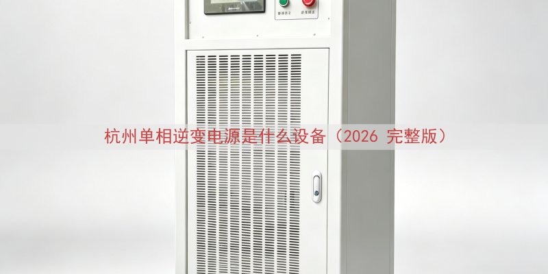 杭州单相逆变电源是什么设备（2026 完整版）